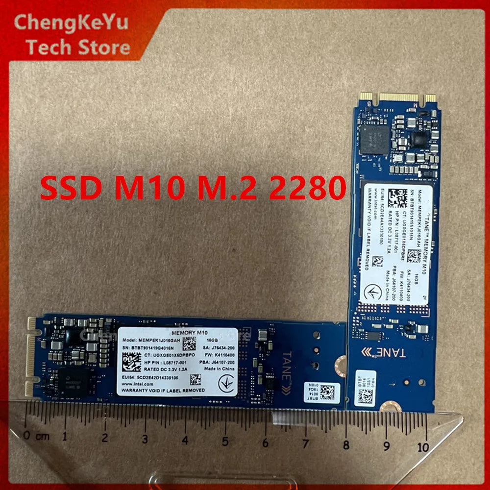 SSD M.2 PCIe 3.0 de deuxième génération M10 16G 32G 2280, original pour l'accélération de la mémoire Intel Optane, cache nvme neuf