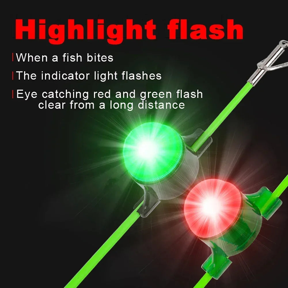 Alarme de Pêche Nocturne LED — Rappel Intelligent Morsure de Poisson