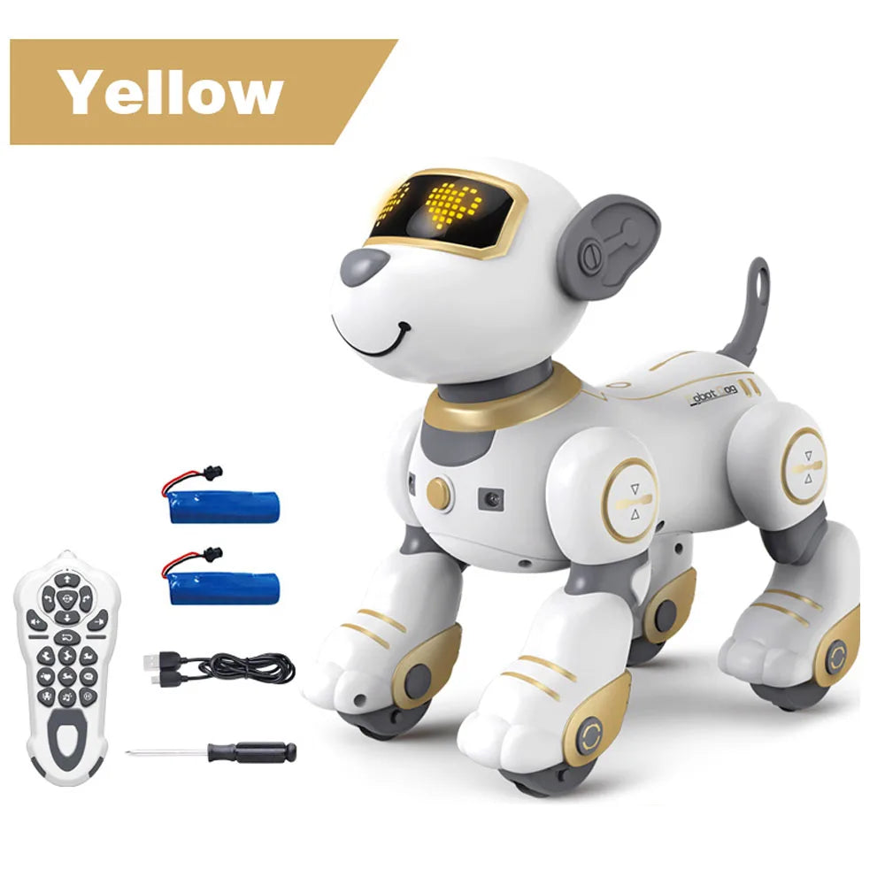 Intelligent Robot Funny Dog Electronic Robotic Remote Control Stunt Smart Robots for Kids Boys Children Creative Birthday Gift