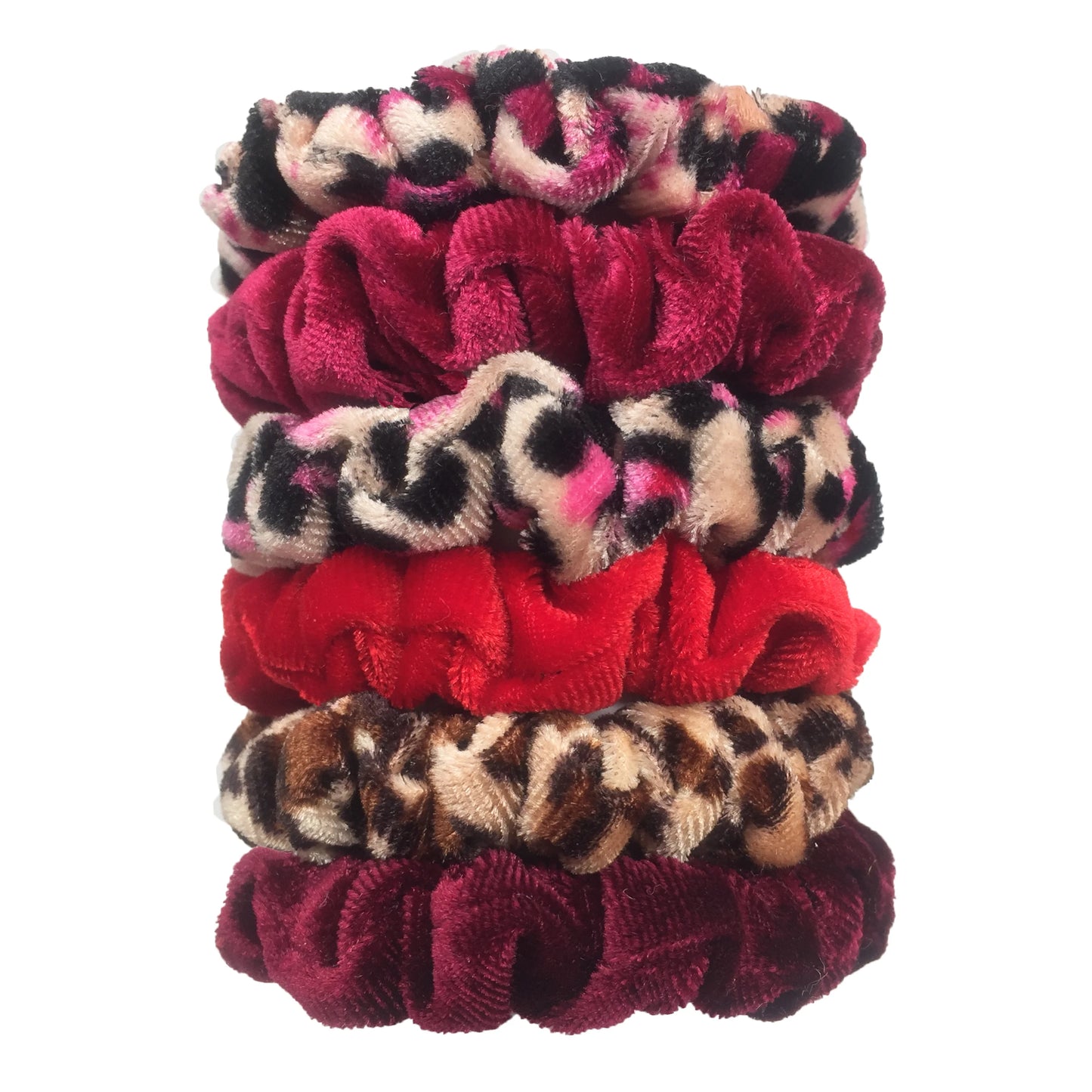 24/50/6 piezas de coleteros para mujer, accesorios de boutique de terciopelo, bonito estampado de leopardo, banda elástica de alta calidad, cinta para el pelo, lazo para cola de caballo
