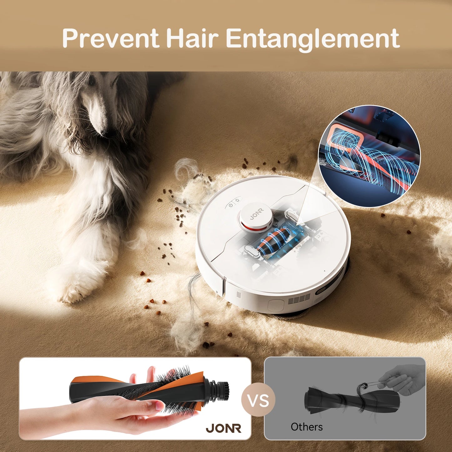 Robot aspirateur — nettoyage automatique, collecte de poussière, drainage eau, lingettes sèches