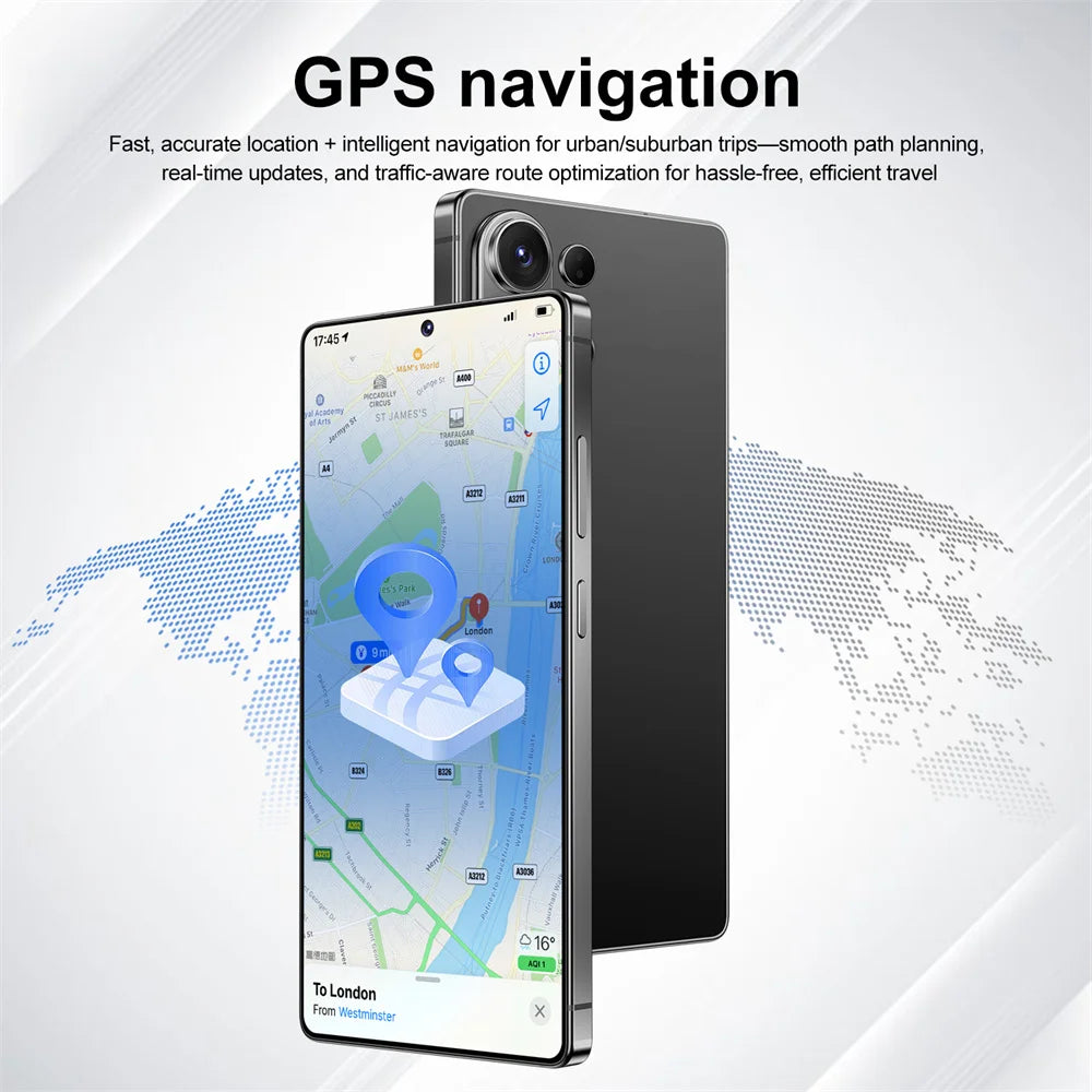Smartphone Original 2026 pour S26 Ultra 5G 7.3HD AI 8 cœurs Double SIM 16G+1TB Téléphone Portable Android Débloqué
