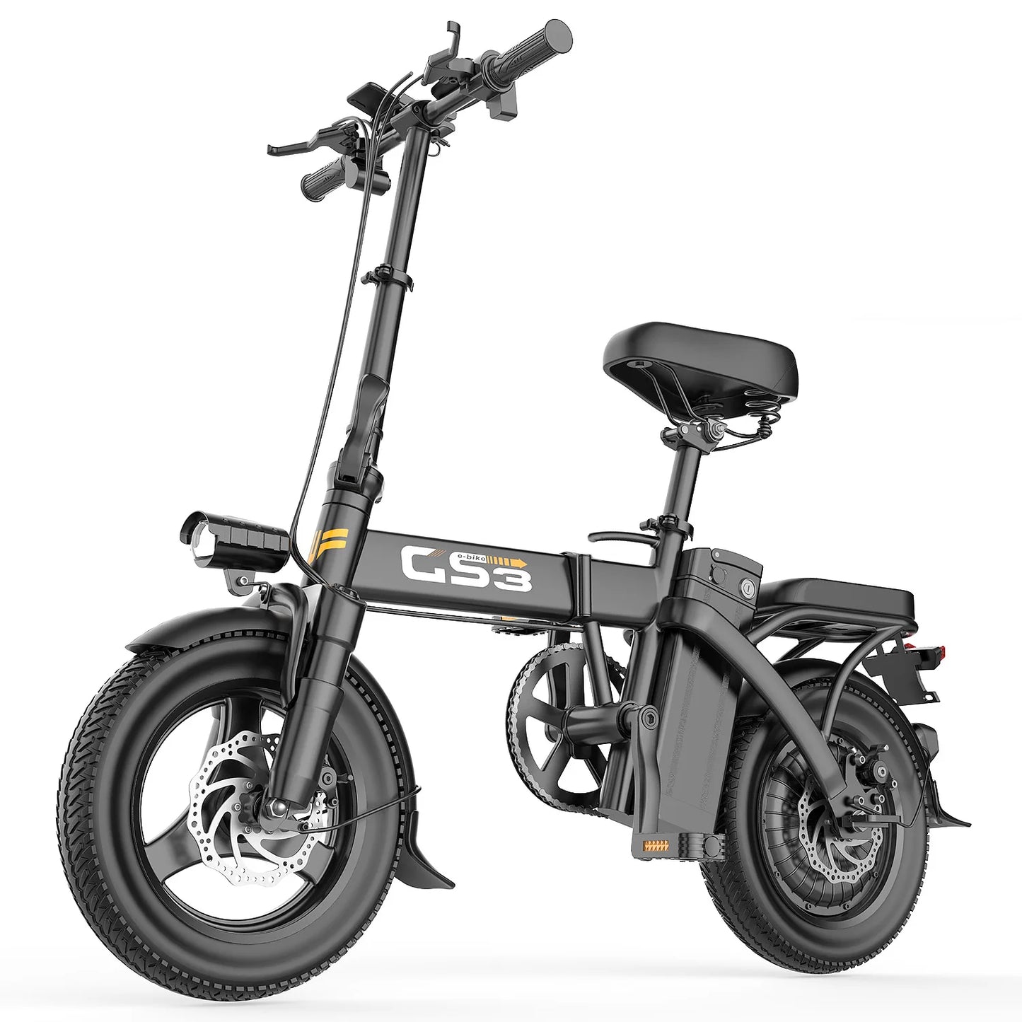 Vélo Électrique 500W 48V 8Ah 14 Pouces — Ville Neige Adulte