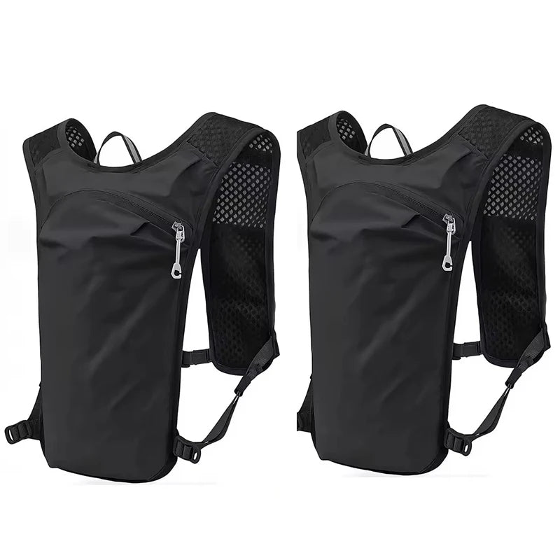 Ventes d'usine course hydratation gilet sac à dos pour randonnée cyclisme Marathon léger eau poitrine Pack avec poche de rangement pour téléphone