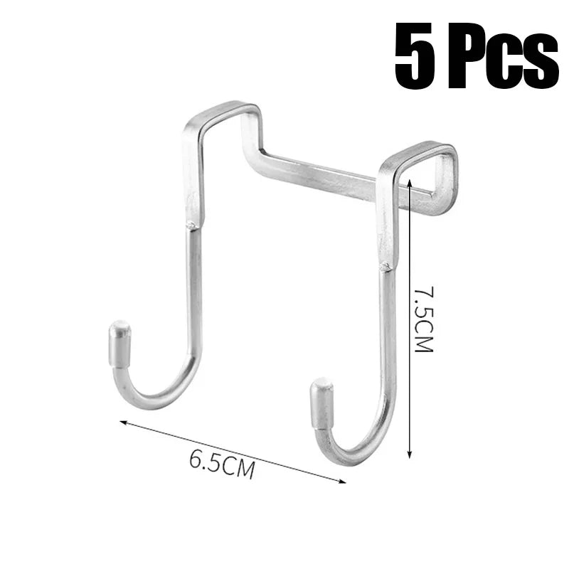 Crochet Suspension Porte en Acier Inoxydable — Double Crochet en S Salle de Bain