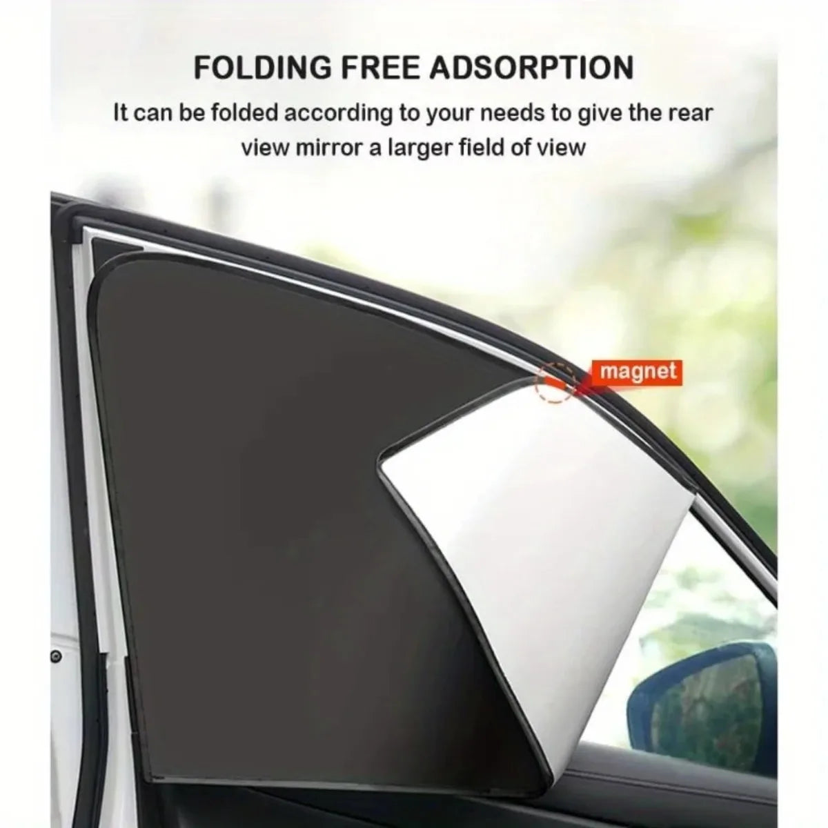 Pare-soleil magnétique universel pour voiture, ensemble de 2 pièces, réduction de la chaleur, Protection de la vie privée, pare-soleil automatique, accessoire de voiture