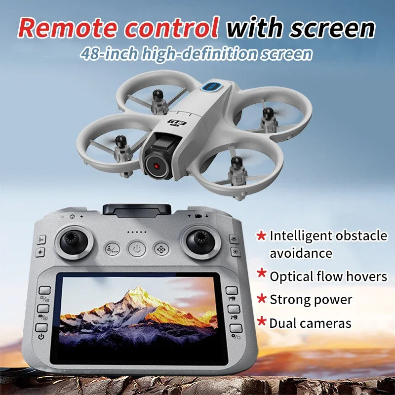 Drone 8K HD télécommande — mode sans tête, 360° flip, quadcopter, mini, jouet enfant, cadeau