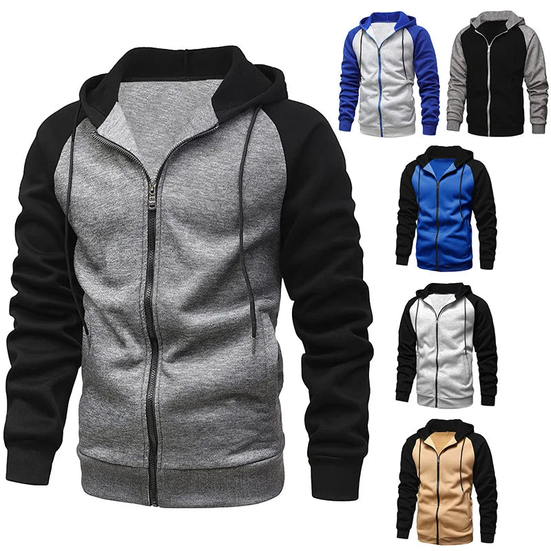Chaqueta informal para hombre, sudadera con capucha y cremallera con bolsillo, suéter estampado, ropa deportiva, All Elite Wrestling, otoño, invierno, nuevo, 2025