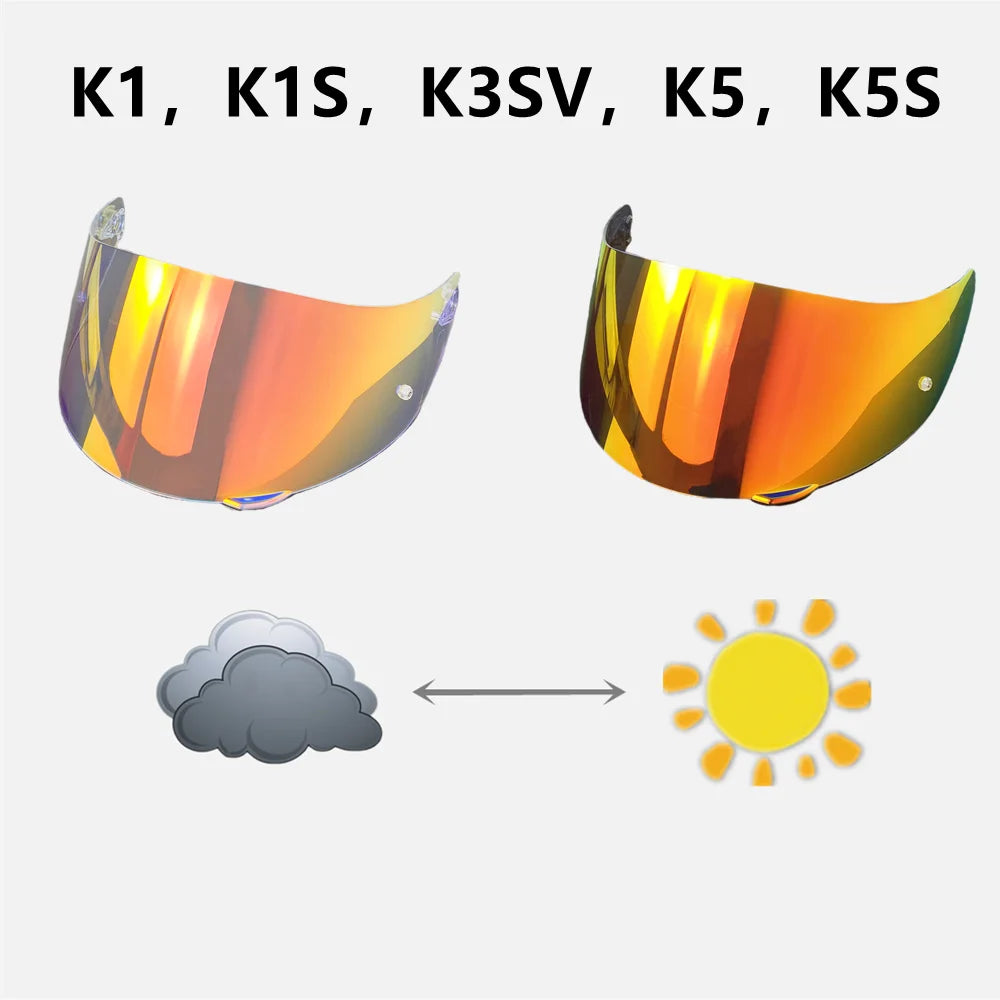 For AGV K5 K5S K5-S K3SV K1 K1S Compact ST Motorcycle Helmet Visor Lens Shield Goggles Full Face Pin Accessories Para Moto Helmet