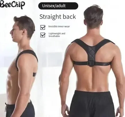 Ceinture Correcteur de Posture Dos Unisexe — Prévention Voussure, Maintien Assis, Respirant