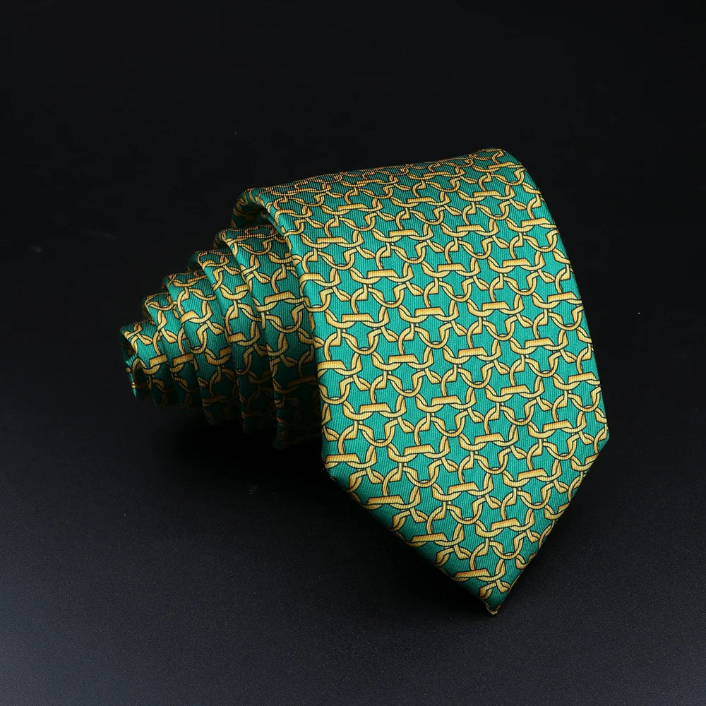 51 Estilos hombres corbatas de seda Jacquard a rayas a cuadros corbata floral accesorios uso diario camisa traje corbata regalo de fiesta de boda