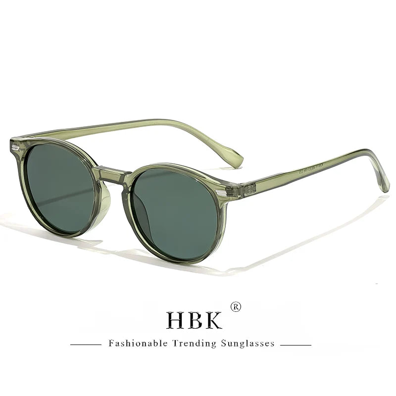 Lunettes de soleil polarisées pour hommes rondes TR90 — conduite, sport, UV400, hommes et femmes