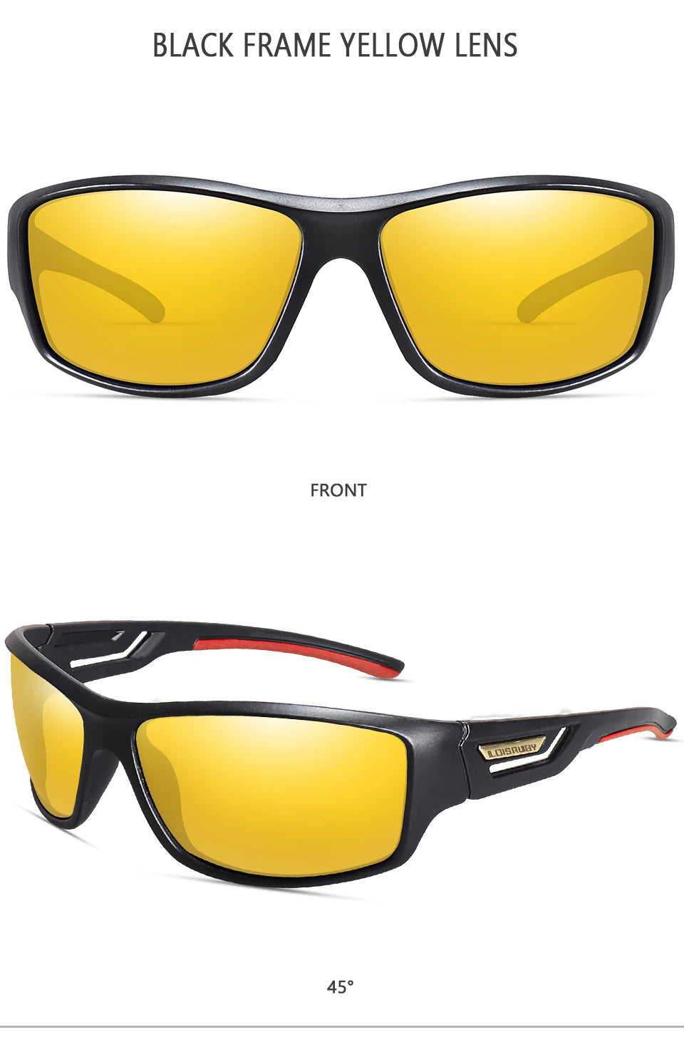 Lunettes de pêche polarisées camouflage — conduite, sports de plein air, cyclisme, course, UV400