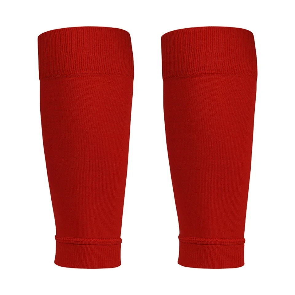 Chaussettes de football avec attelle de jambe — sport respirant, protège-tibia, enfants et adultes