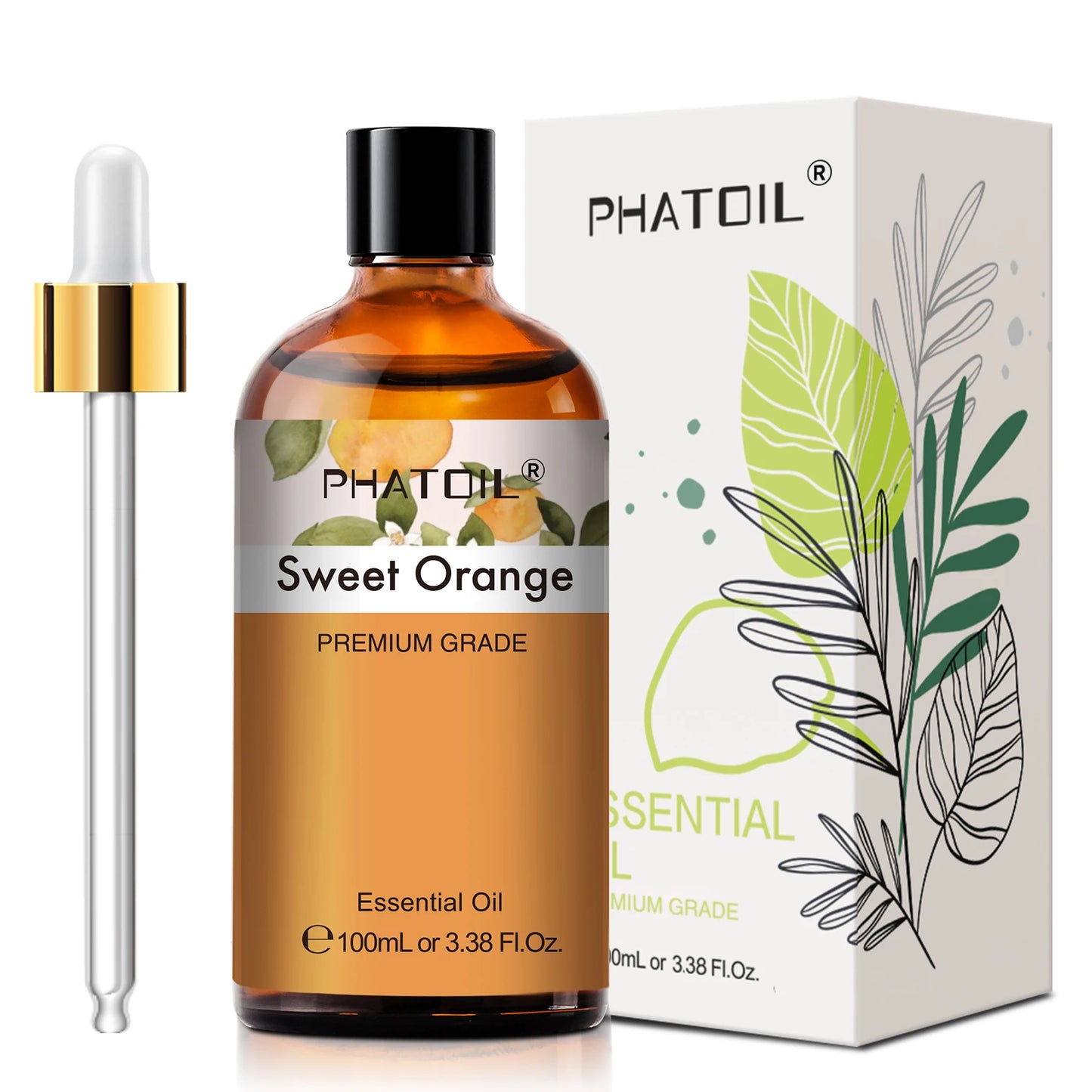 Huile Essentielle 100ml — Eucalyptus, Lavande, Vanille, Jasmin & Citron Aromathérapie