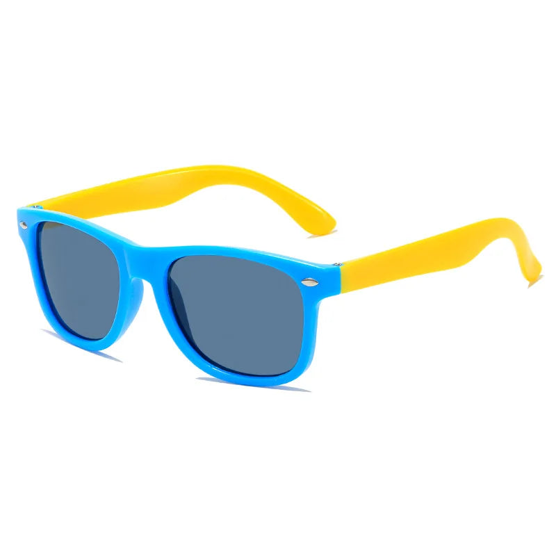 Lunettes de Soleil Enfants Assorties — Pare-Soleil Été Résistant UV Garçon Fille