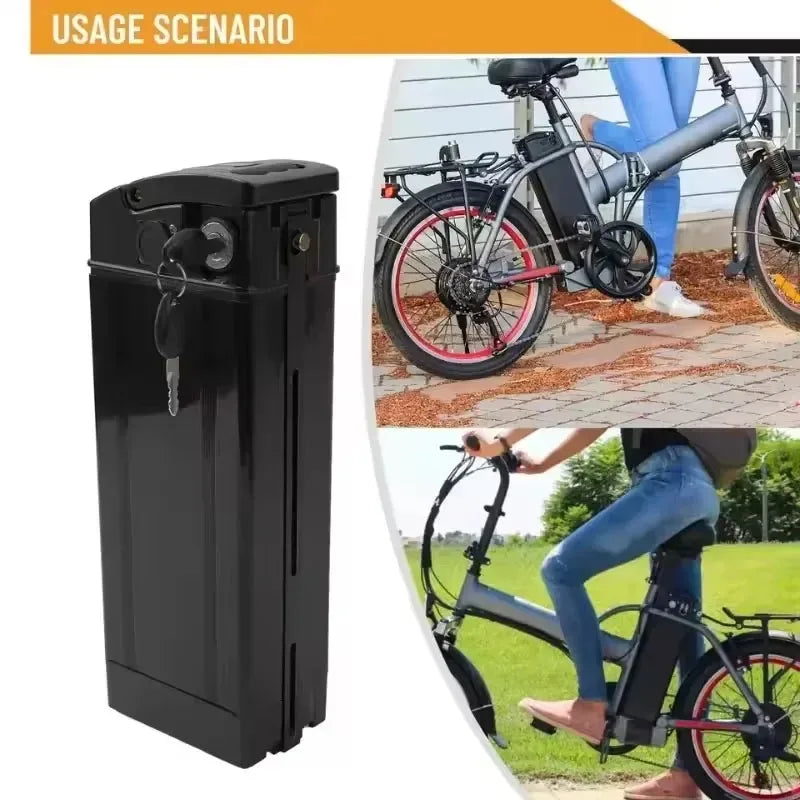 Silverfish Battery For Electric Bike, 48V 36V 20Ah, 30Ah, 17Ah, High Capacity Batteries, 18650 Cells Power 200-2000W