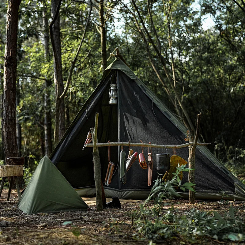 BUSHCRAFT Wind Blocker TC Cotton MINI Windsheild Bushcraft Pare-brise de poêle triangulaire – pour la cuisine en plein air