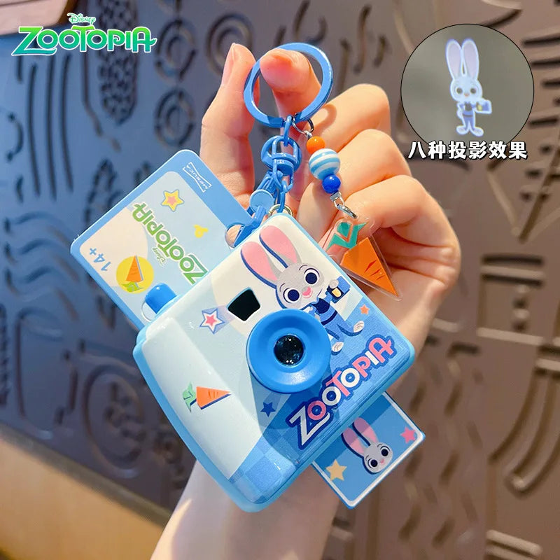 Original Zootopia Polaroid Camera Keychain, Creative Toy for Kids, Backpack Pendant, Kids' Gift, Birthday Party Souvenir