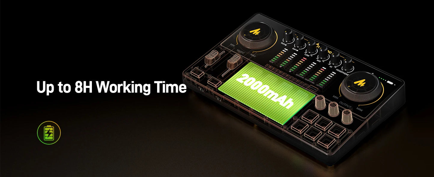 Interface Audio Double XLR — Podcast, Streaming & Gaming Professionnel