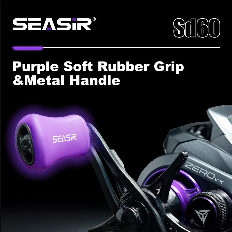 Seasir ZERO-VX 133g BFS Baitcasting moulinet de pêche ultraléger 7.6:1 rapport de vitesse 6 + 1BB traînée maximale 4kg bobine de pêche en eau salée douce