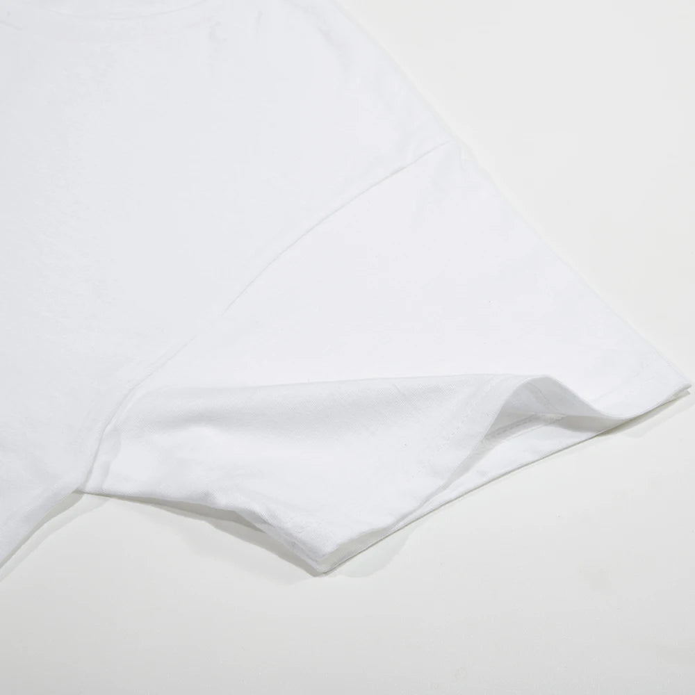 Hombres Mujeres Camisetas de Dibujos Animados 2024 Verano Harajuku Kawaii Gato Impreso Manga Corta Camisetas Pareja Streetwear Ropa Suelta Tops Y2K