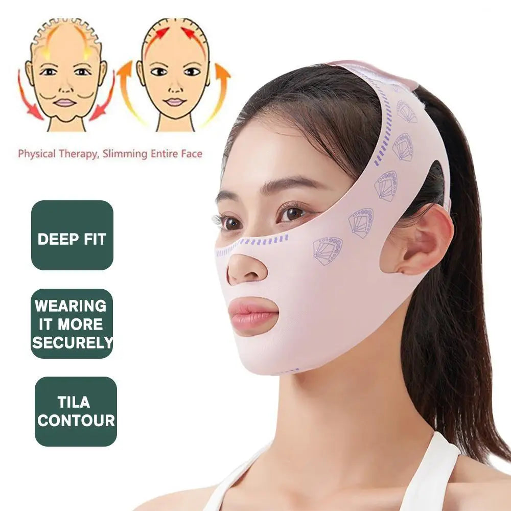 V-Shaper Slimming Bandage for Chin and Cheeks, V-Line Lifting Mask, Face Lift, Anti-Wrinkle Band, Sleeping Mask, Beauty, Health