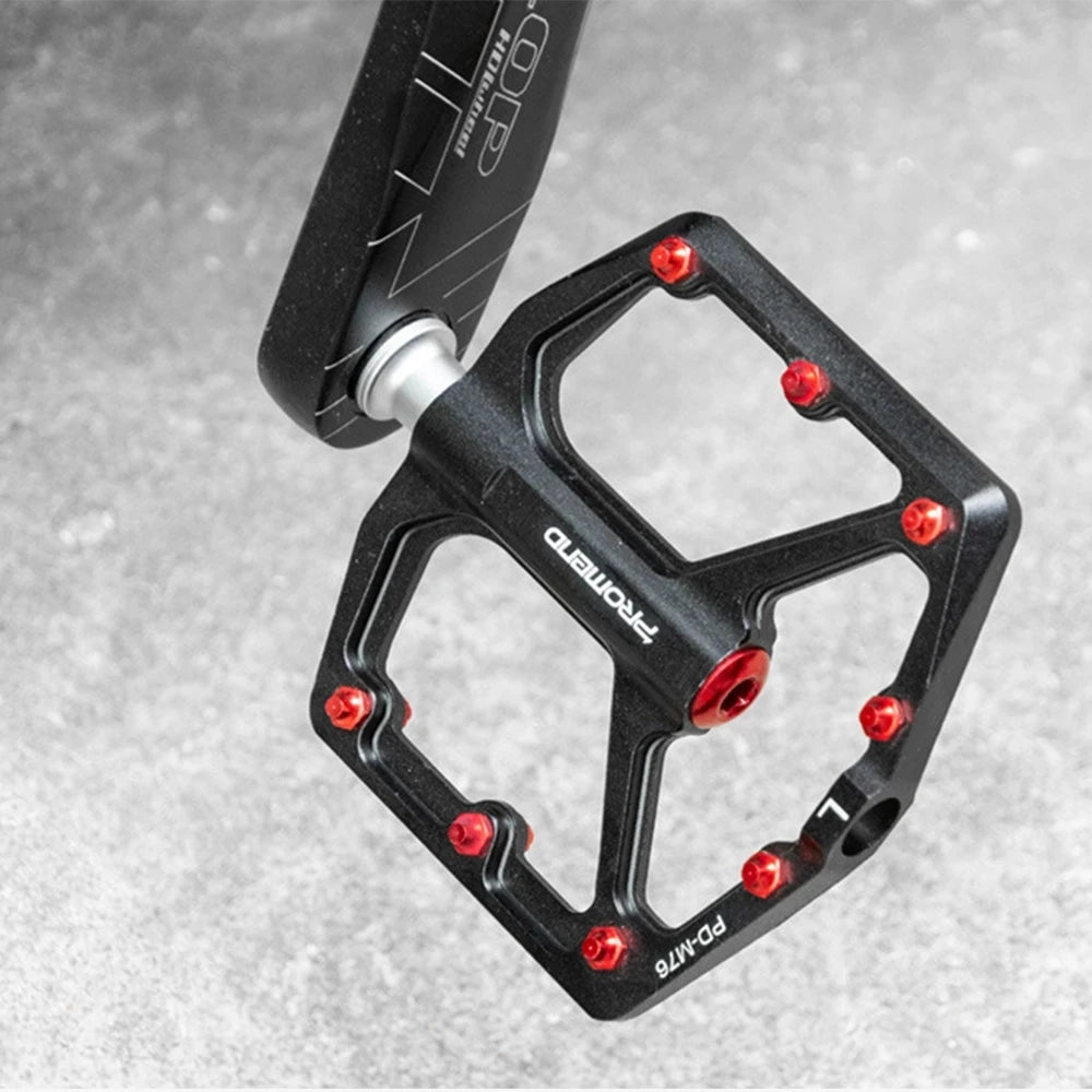 Pédales VTT Ultra-Légères Aluminium Plates — Pièces Vélo 9/16 Pouces