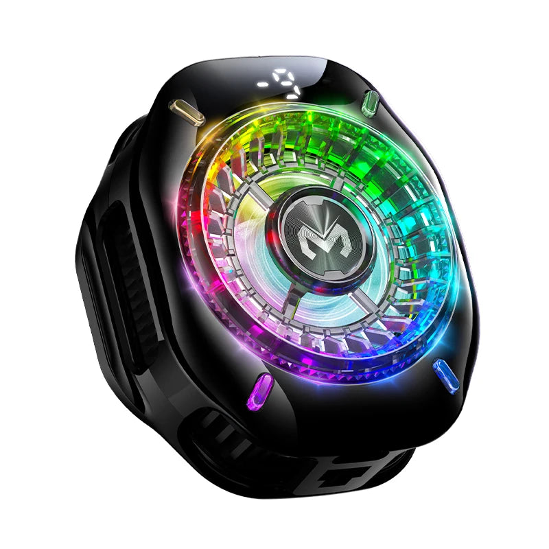 MEMO CX10 — Refroidisseur Téléphone Semi-Conducteur Clip Magnétique LED RGB