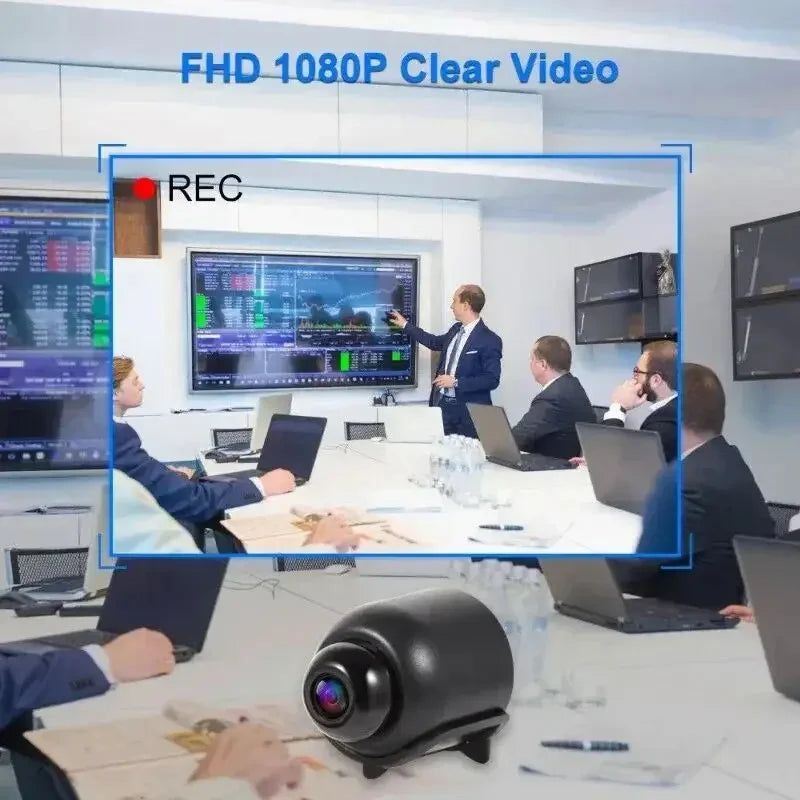 Mini caméra sans fil 1080P — surveillance sécurité, vision nocturne, détection de mouvement, maison intelligente