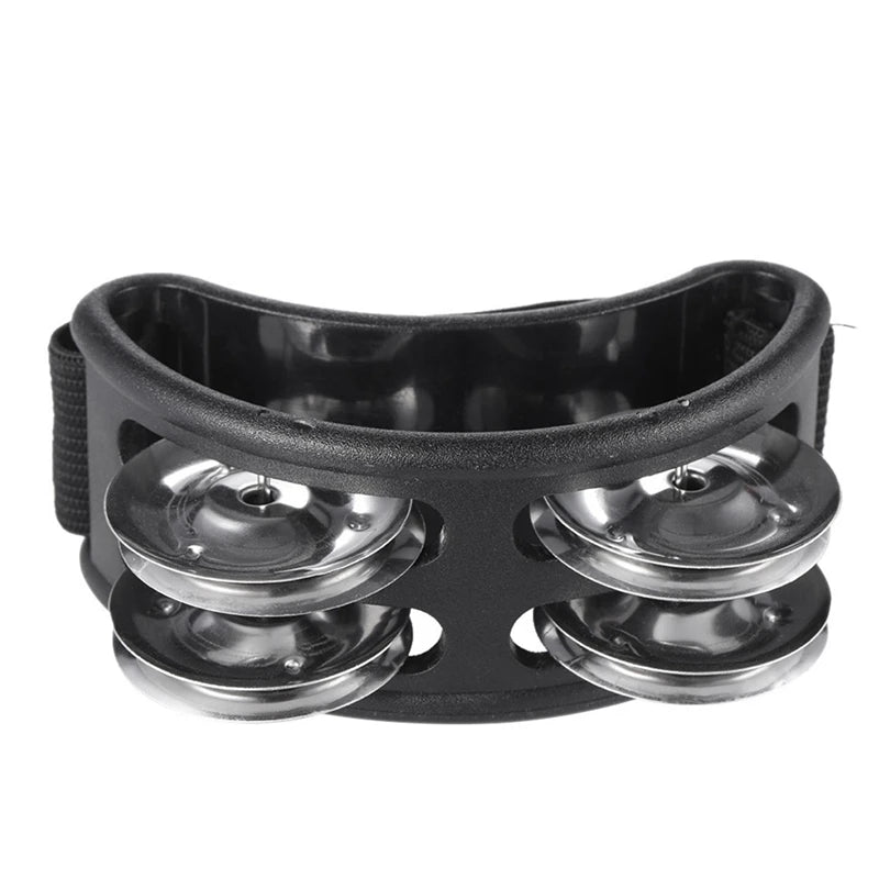 Pandereta de pie, bola de metal, percusión, pandereta musical, accesorios de acompañamiento, instrumento musical, 1 pieza