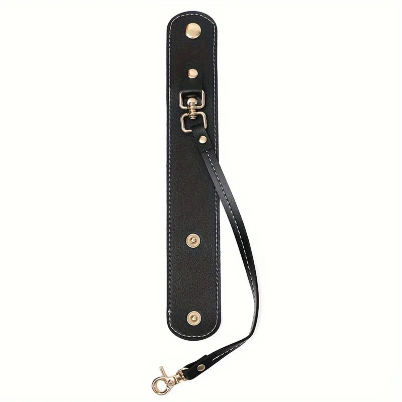 Sangle Porte-Gant Cuir Vintage — Fermoir Sac à Main Chapeau Camping Femme
