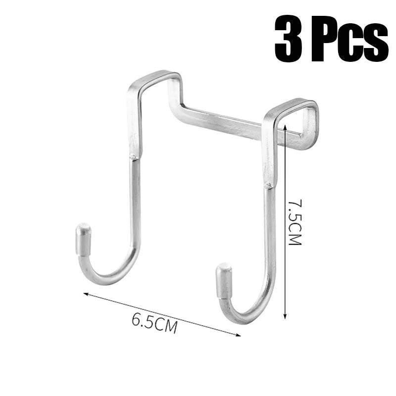 Crochet Suspension Porte en Acier Inoxydable — Double Crochet en S Salle de Bain