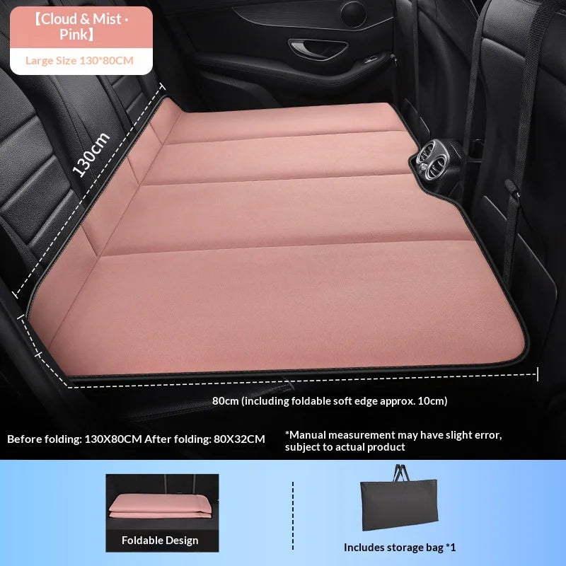 Matelas de voiture, lit de voyage, matelas pneumatique portable, siège arrière, camping, voyage en voiture, convient aux SUV, berlines, camions, pompe électrique, camping, coche
