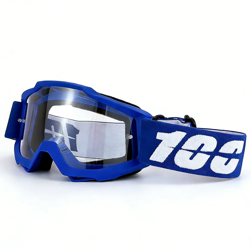Lunettes de moto 100 MX, lunettes de motocross, lunettes de soleil tout-terrain pour homme, masque MTB ATV, protection coupe-vent, cyclisme, course