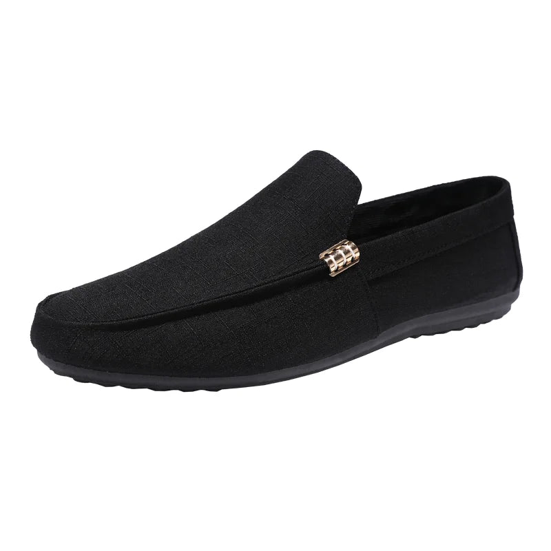 Men's High-Quality Soft Loafers Spring Autumn Men's Shoes Casual Warm Slip-on Driving Flats Plus Size Men's Shoe