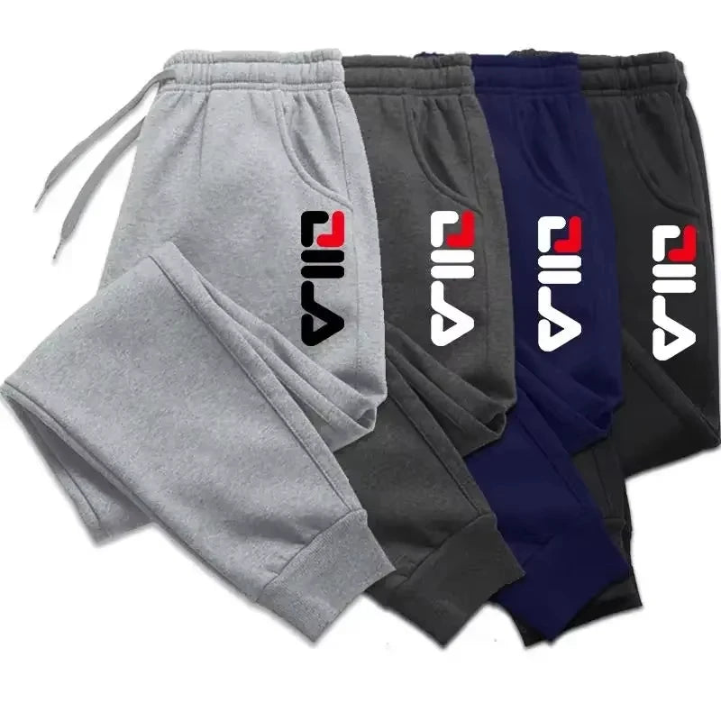 Pantalones de chándal de hombre para otoño e invierno, con cordón, informales, de forro polar, para entrenamiento, correr, gimnasio, fitness, deportivos WK007