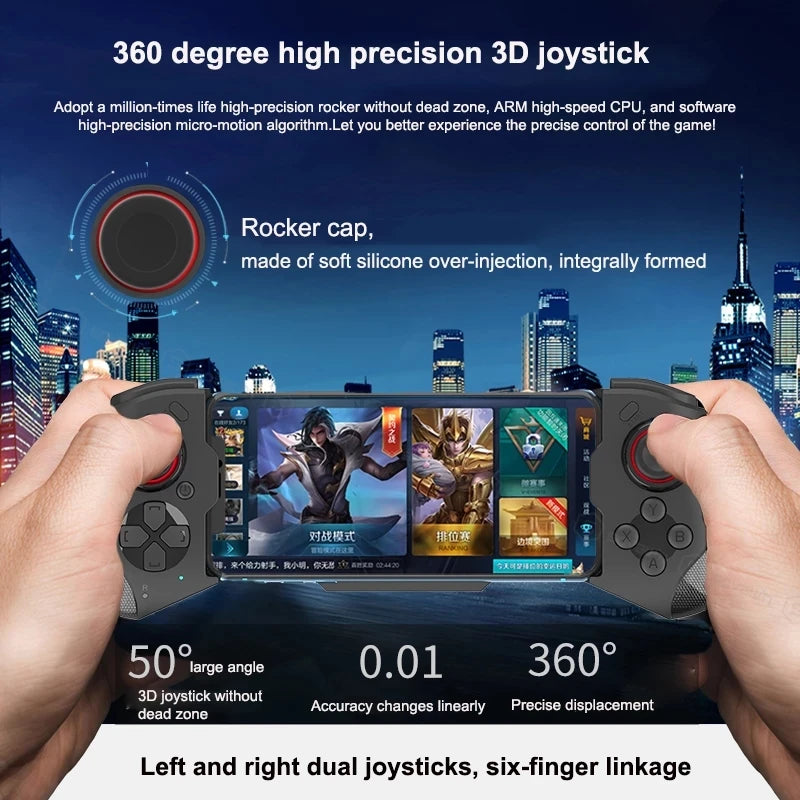 Gamepad for iPhone Android mobile phone control Bluetooth controller trigger Pubg Mobile Joystick game Smartphone Mando game Pad