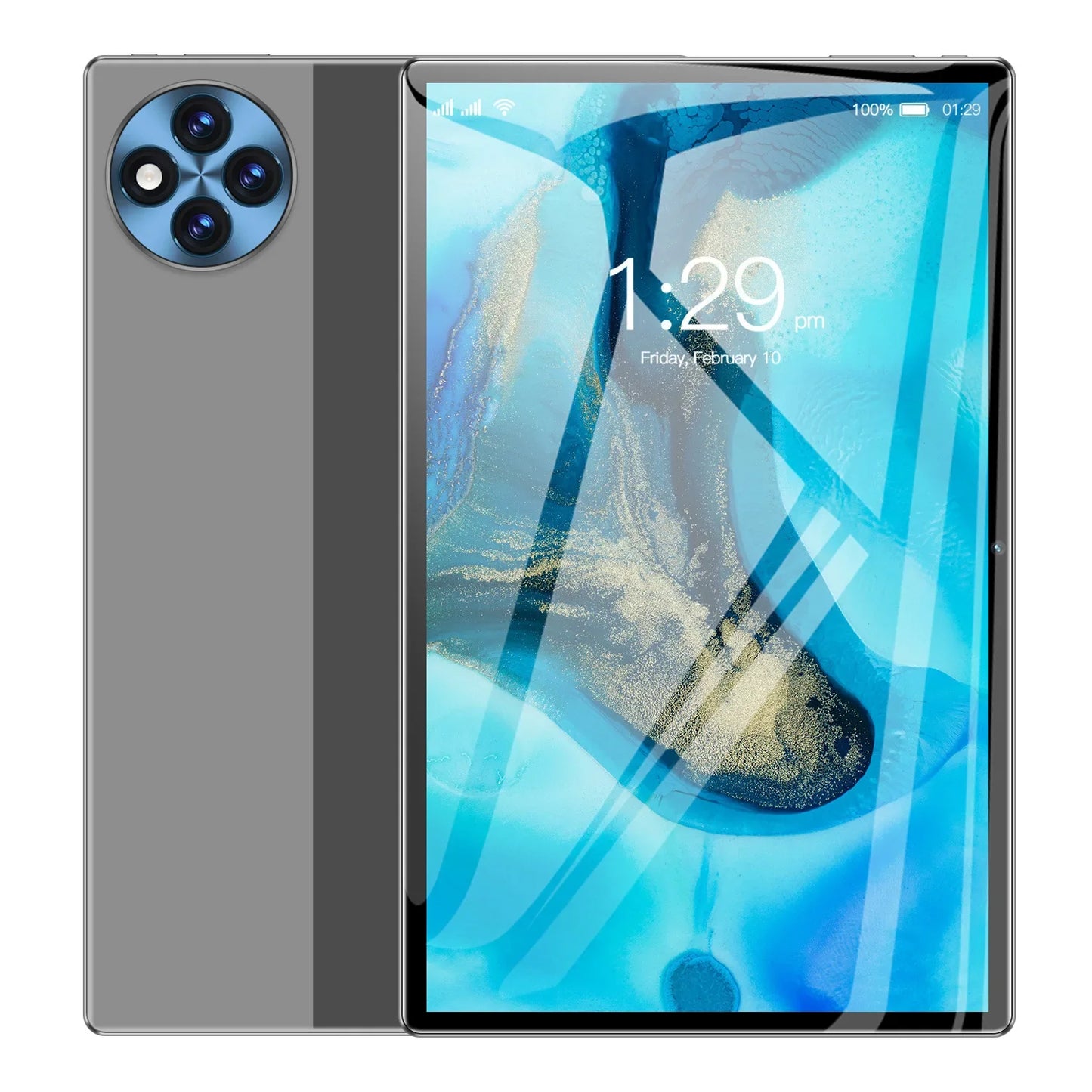 Android 14 Global Version Tablet PC, 10.1" HD Screen, 5G WiFi GPS, Snapdragon 888 10 Cores, 10000mAh Battery, 12GB RAM 512GB ROM