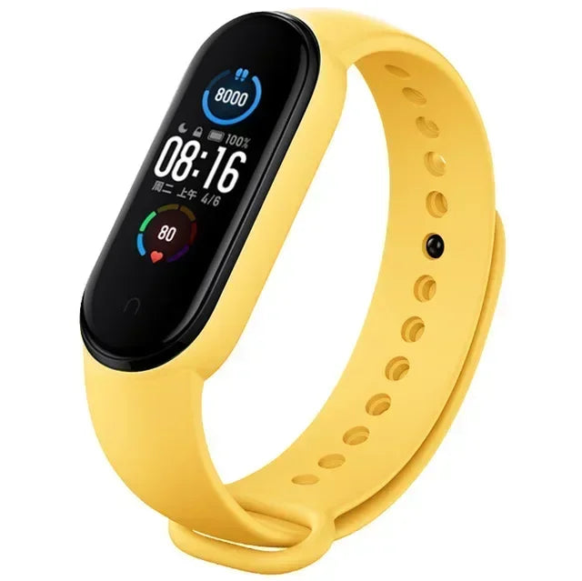 Watch Straps for Xiaomi Mi Band 7 6 5 4 3 Silicone Bracelet Wristbands MiBand 3/4 band5 band6 Smart Watch Accessories