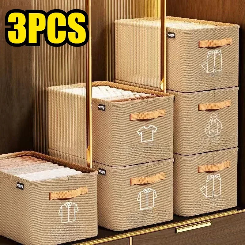Boite de Rangement Garde-Robe Pliable — Organisateur Vêtements & Linge