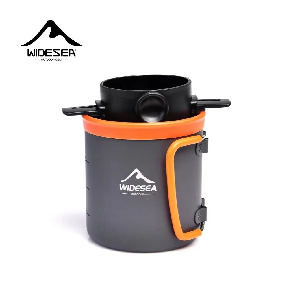 ESEA-Ensemble d'ustensiles de cuisine de camping, équipement britannique extérieur, tasse à thé, tasse filtrante à café, chaudron de pique-nique, vaisselle touristique, annulation
