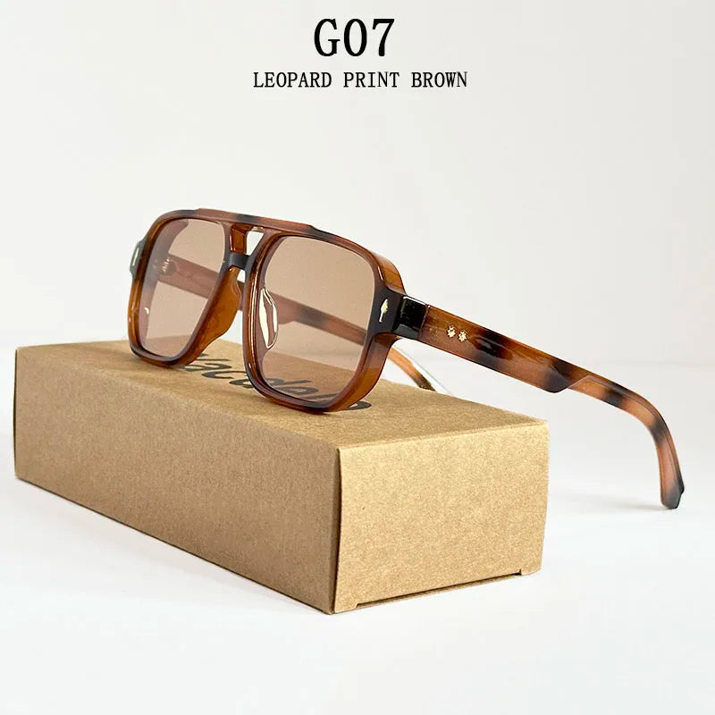 Lunettes de soleil vintage pour hommes, à la mode, dropshipping, 2025