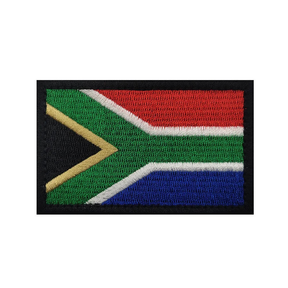 Drapeau d'Afrique 3D Egypte Kenya Algérie Nigeria Angola Tunisie Maroc Soudan Malte Namibie Ghana Mozambique Drapeaux Patchs brodés