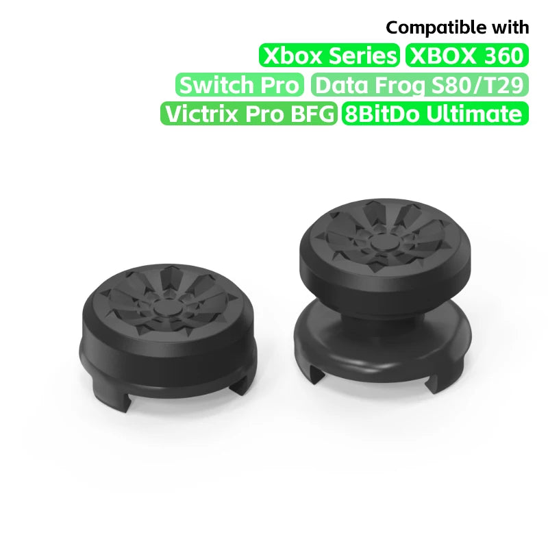 Capuchones de extensión de agarre para mando de juego PS4, 2 piezas, empuñaduras de palanca de pulgar, cubiertas de altura alta/baja para PS4 5, Xbox