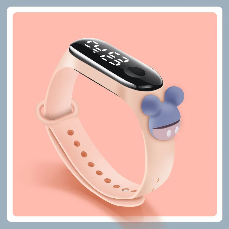 Reloj deportivo impermeable para niños, reloj SpidSuffolk Butter para niñas, pulsera electrónica, reloj táctil LED, de moda