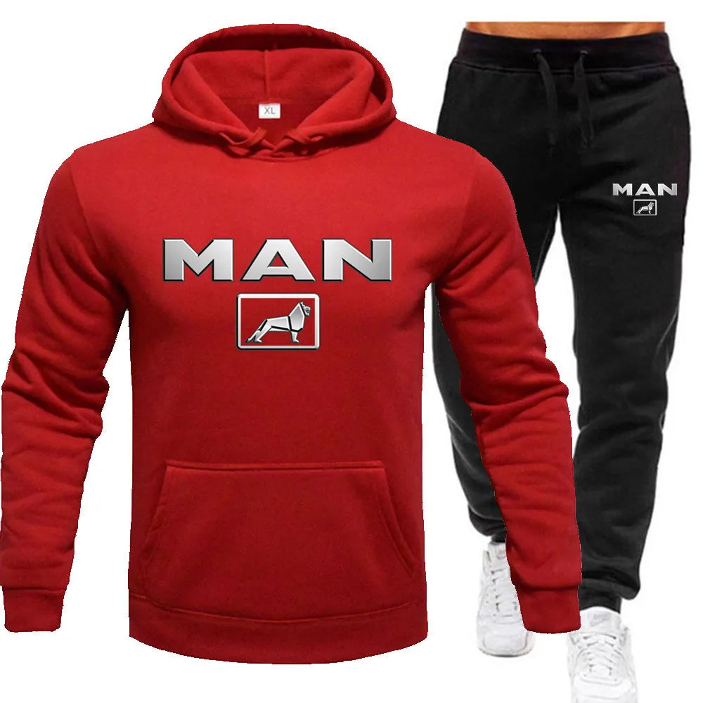 Ensemble Sweat À Capuche Pantalon Jogging Homme — Survêtement Sport 2 Pièces 2024