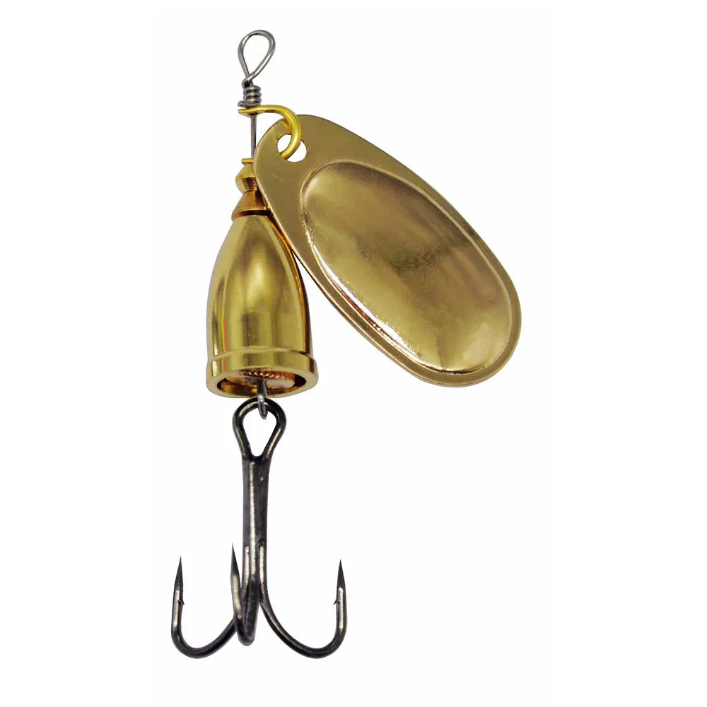 Leurre de pêche Spinner appât cuivre cloche artificielle métal leurres 8g composé appâts Rotation paillettes 1 pièce vente