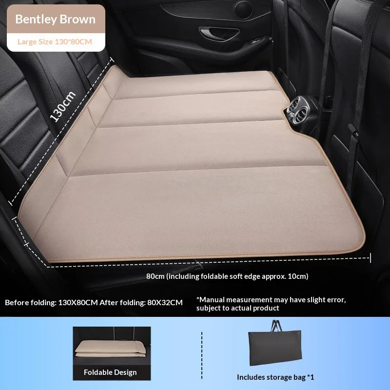 Matelas de voiture, lit de voyage, matelas pneumatique portable, siège arrière, camping, voyage en voiture, convient aux SUV, berlines, camions, pompe électrique, camping, coche