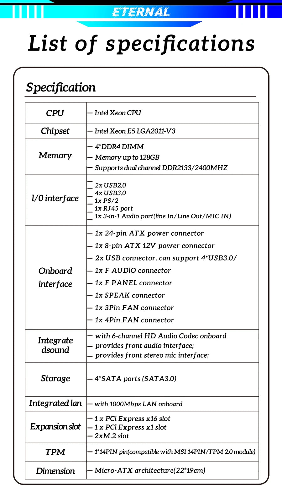 SOYO X99 jeu de carte mère C612 Chipset TPM2.0 broche avec E5 2680 V4 CPU et DDR4 16G (2*8G) 2133MHz RAM PCIE3.0 pour ordinateur de bureau